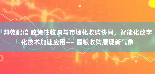 邦乾配倍 政策性收购与市场化收购协同，智能化数字化技术加速应用—— 夏粮收购展现新气象